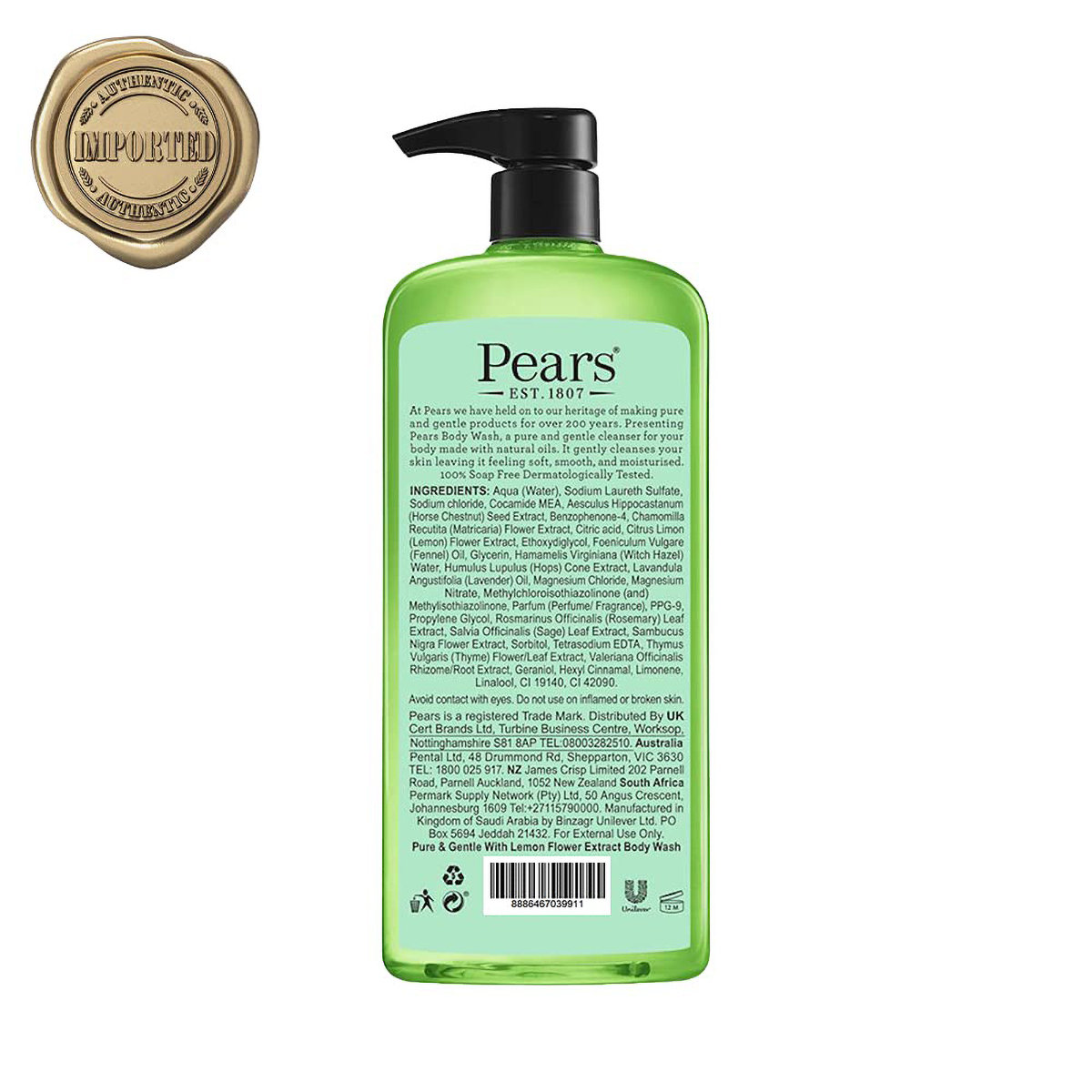 Pears Oil Clear & Glow Body Wash, 750 ml, Pack of 1 Pears Oil Clear & Glow Body Wash, 750 ml, Pack of 1