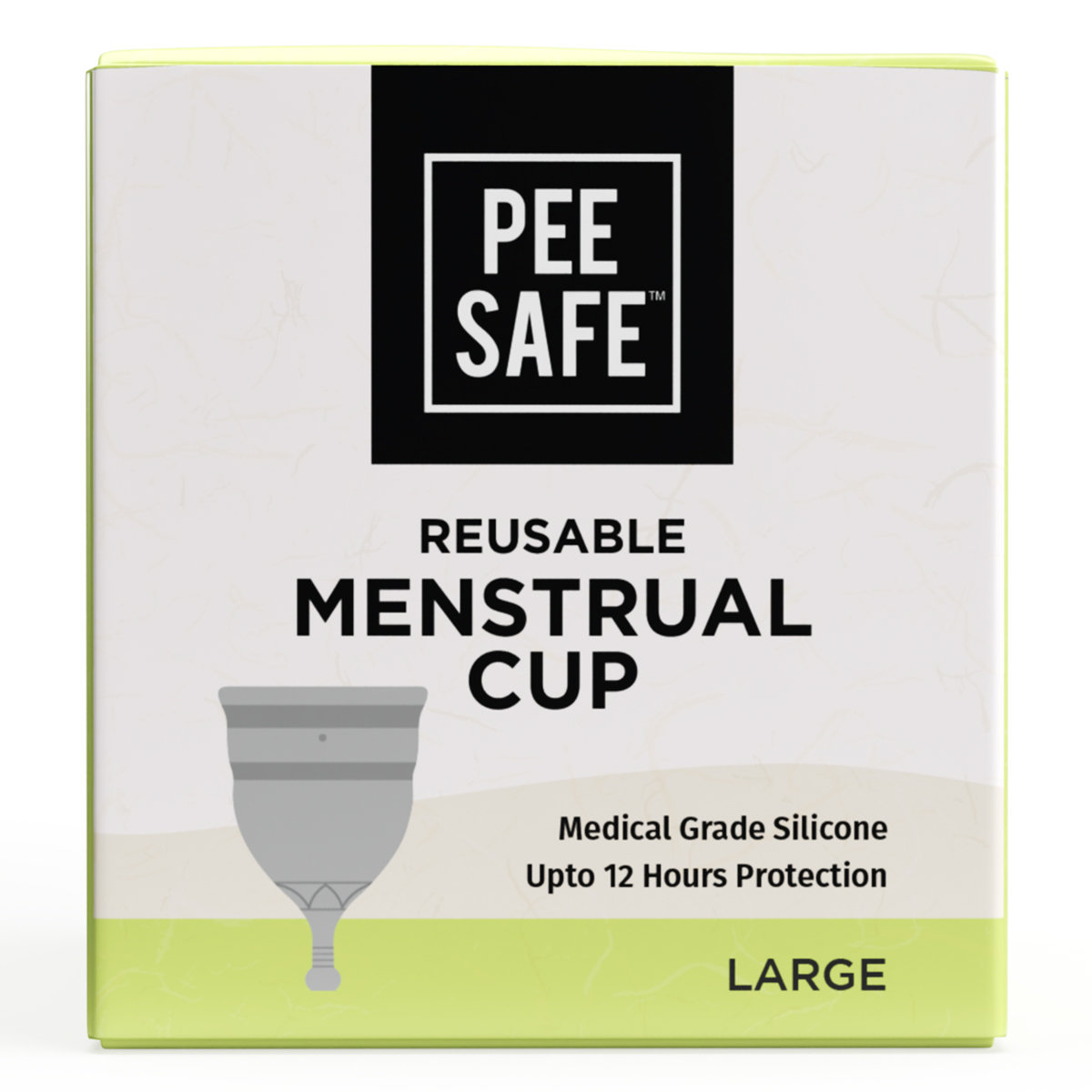 Pee Safe Reusable Menstrual Cup Large, 1 Count, Pack of 1 Pee Safe Reusable Menstrual Cup Large, 1 Count, Pack of 1