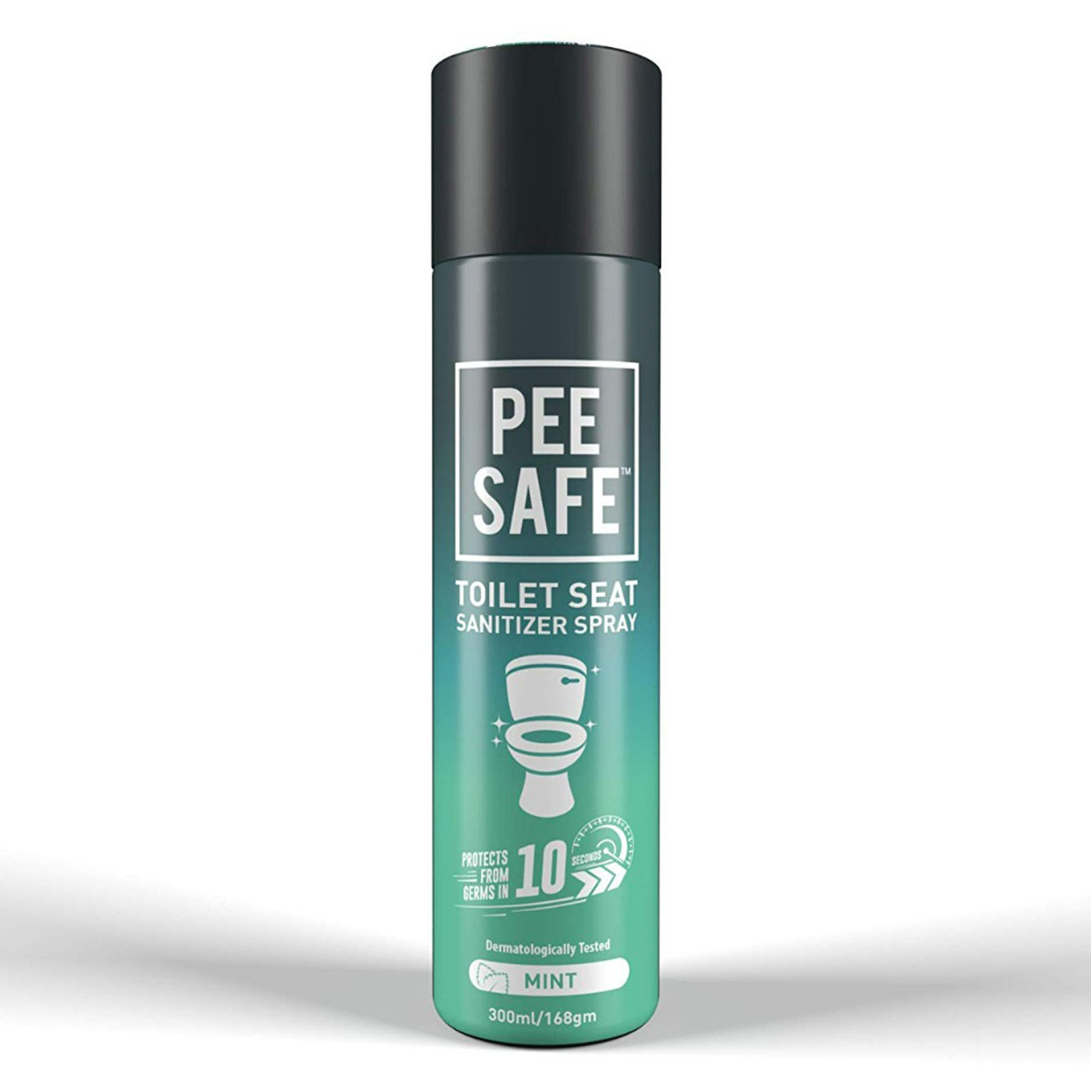 Pee Safe Toilet Seat Santizer Mint Spray, 300 ml, Pack of 1 Pee Safe Toilet Seat Santizer Mint Spray, 300 ml, Pack of 1