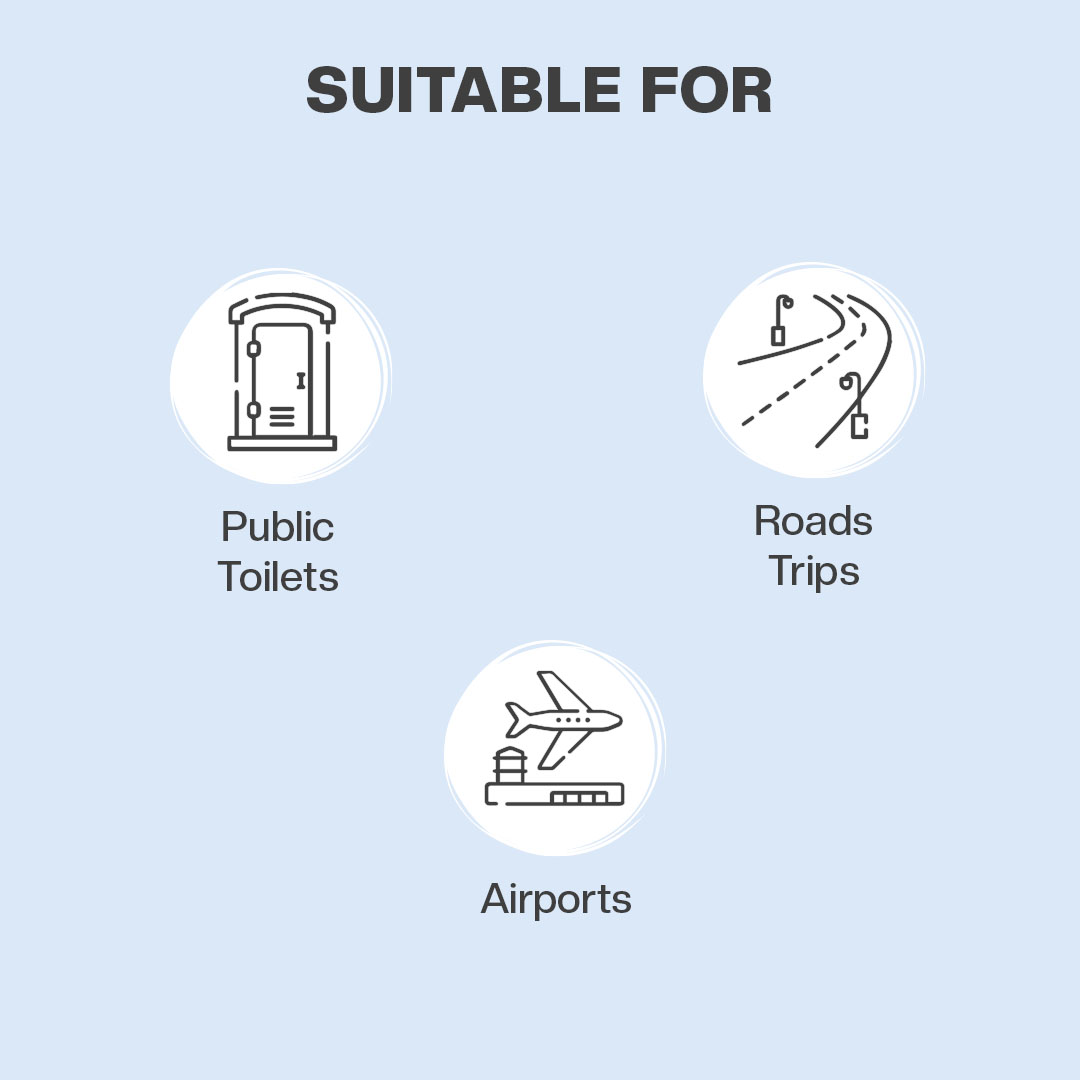 Pee Safe Disposable Toilet Seat Cover, 20 Count, Pack of 1 Pee Safe Disposable Toilet Seat Cover, 20 Count, Pack of 1