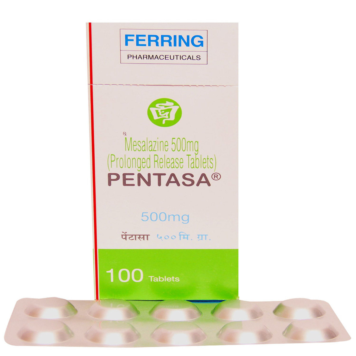 Pentasa 500 mg Tablet 10's, Pack of 10 TABLETS Pentasa 500 mg Tablet 10's, Pack of 10 TABLETS
