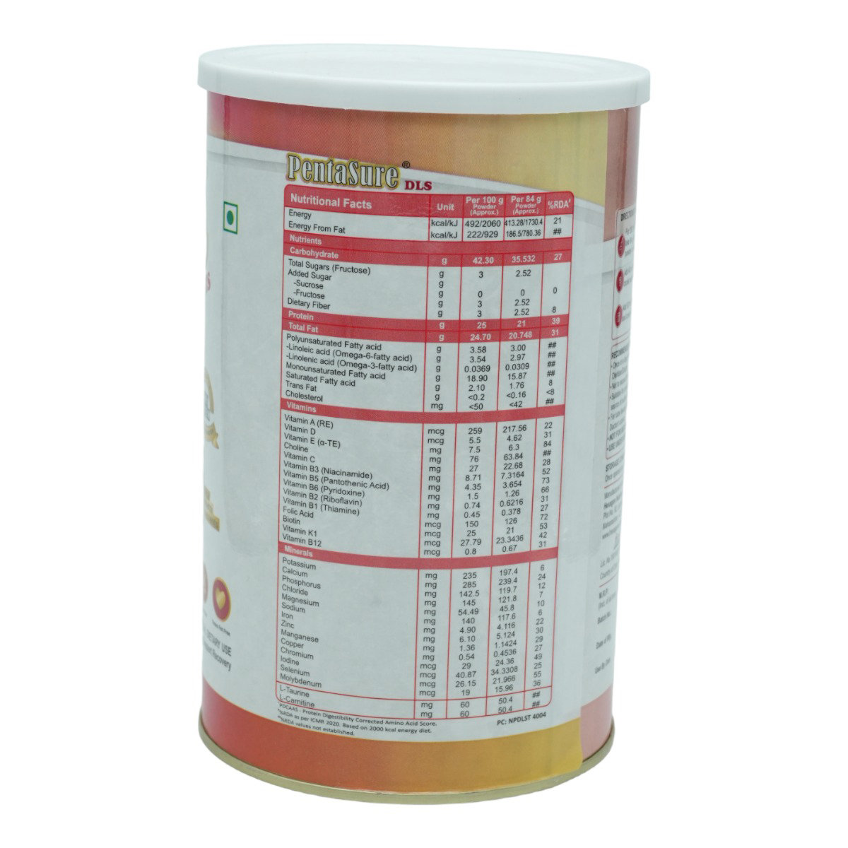 Pentasure DLS Vanilla Flavour Powder 400 gm, Pack of 1 Pentasure DLS Vanilla Flavour Powder 400 gm, Pack of 1