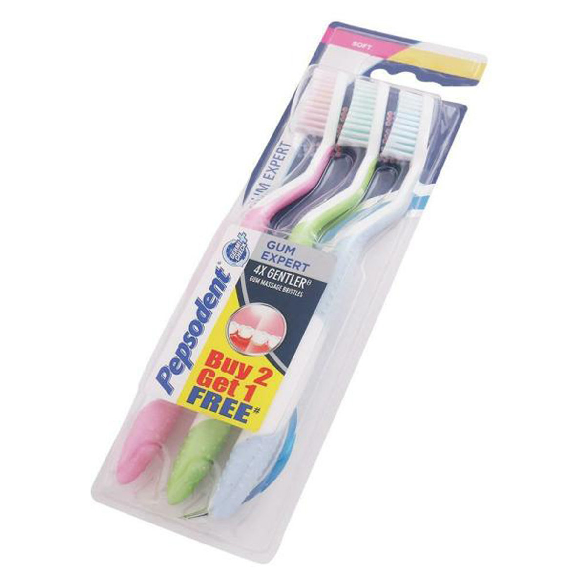 Pepdodent Gum Expert Soft Brush - (Buy 2 Get 1 Free)
, Pack of 1 Pepdodent Gum Expert Soft Brush - (Buy 2 Get 1 Free)
, Pack of 1