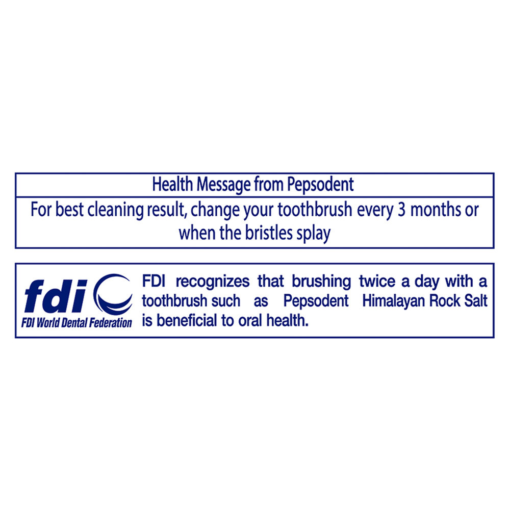Pepsodent Gentle Cleanse with Himalayan Rock Salt Soft Toothbrush, 2 Count, Pack of 1 Pepsodent Gentle Cleanse with Himalayan Rock Salt Soft Toothbrush, 2 Count, Pack of 1