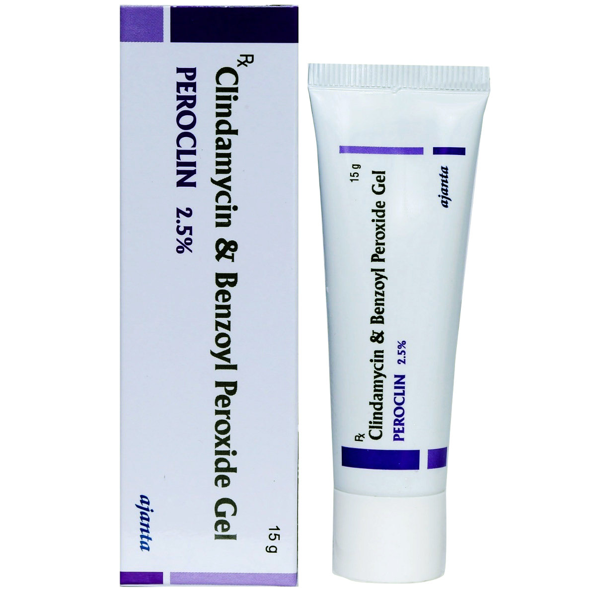 Peroclin 2.5% Gel 15 gm, Pack of 1 GEL Peroclin 2.5% Gel 15 gm, Pack of 1 GEL
