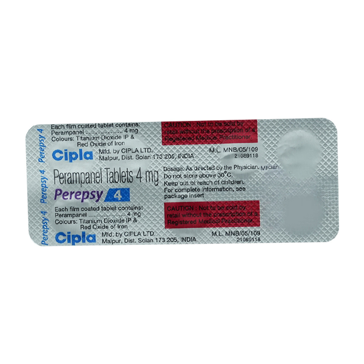 Perepsy 4 Tablet 7's, Pack of 7 TABLETS Perepsy 4 Tablet 7's, Pack of 7 TABLETS