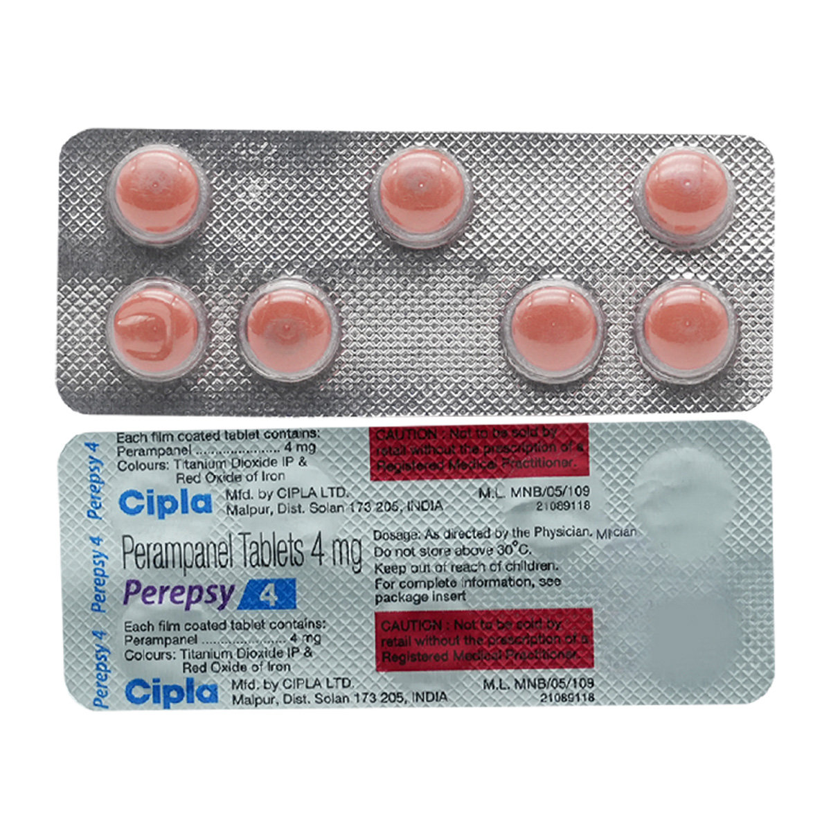 Perepsy 4 Tablet 7's, Pack of 7 TABLETS Perepsy 4 Tablet 7's, Pack of 7 TABLETS