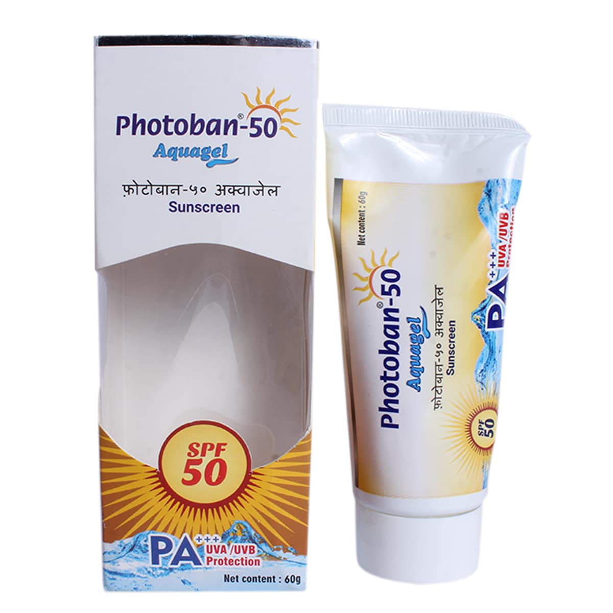Photoban SPF 50 Aqua Gel 60 gm, Pack of 1 Photoban SPF 50 Aqua Gel 60 gm, Pack of 1
