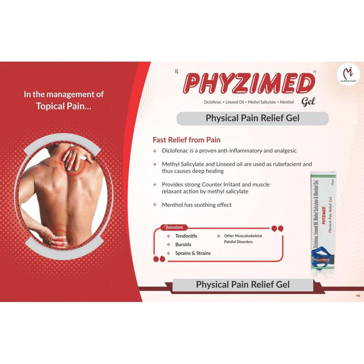 Phyzimed Gel 30gm, Pack of 1 Gel Phyzimed Gel 30gm, Pack of 1 Gel