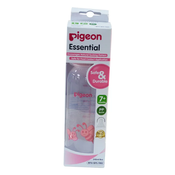 Pigeon Essential Bee Feeding Bottle, 240 ml, Pack of 1