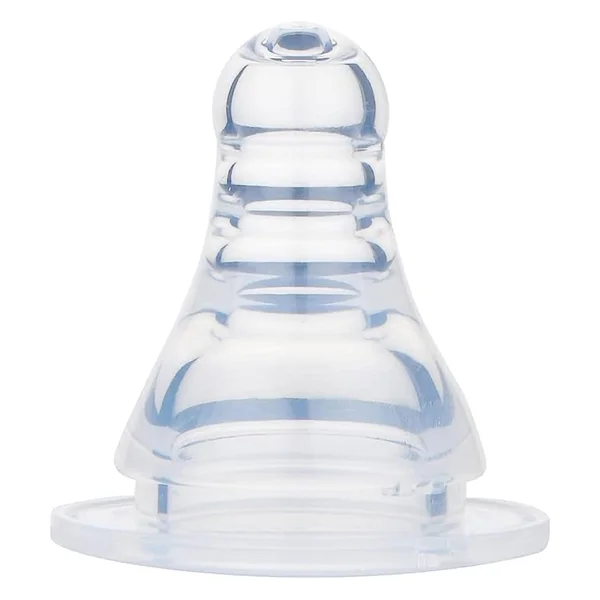 Pigeon Flexible Slim Neck Round Hole 0+ Months Nipple, 1 Count, Pack of 1