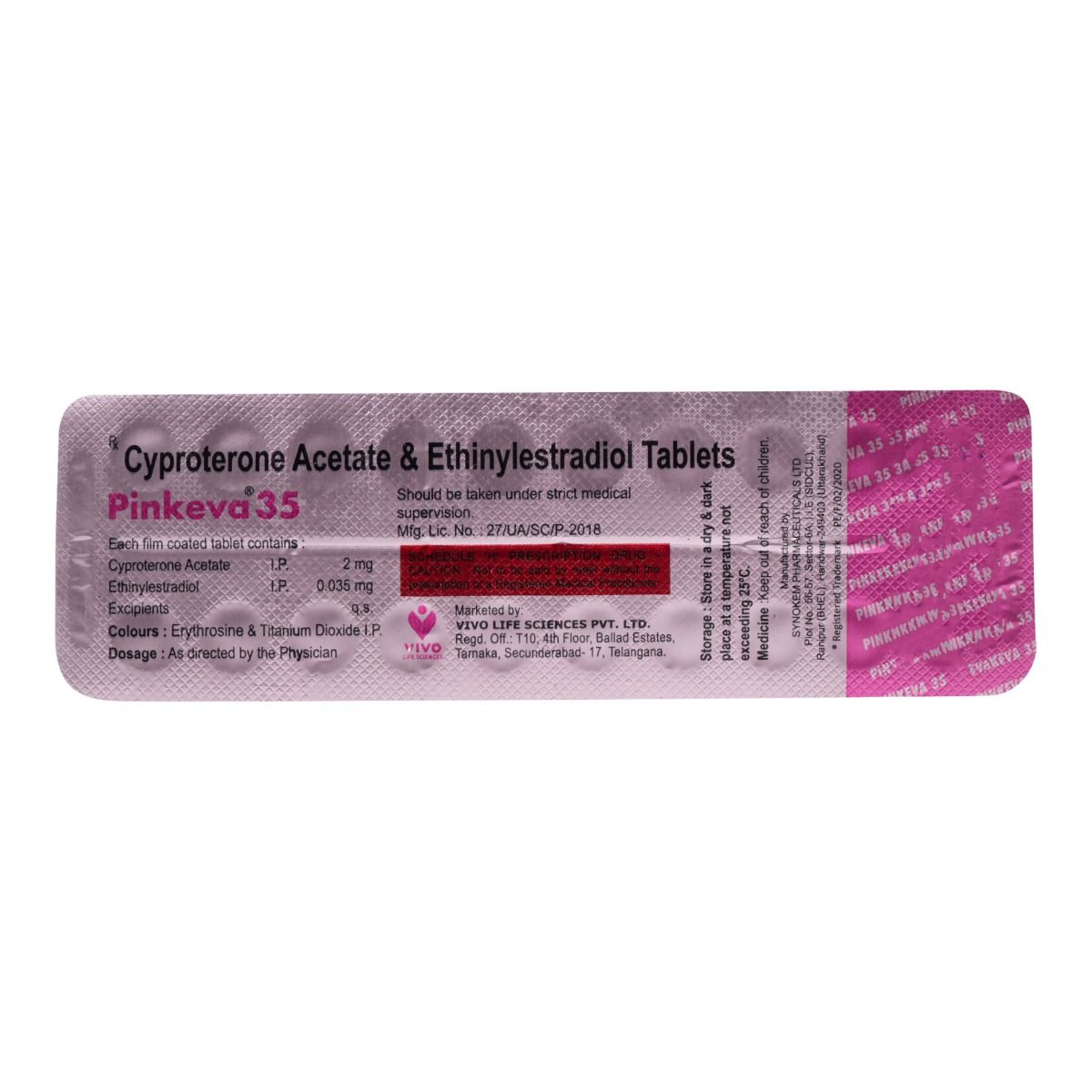 Buy Pinkeva 35 Tablet 21's Online