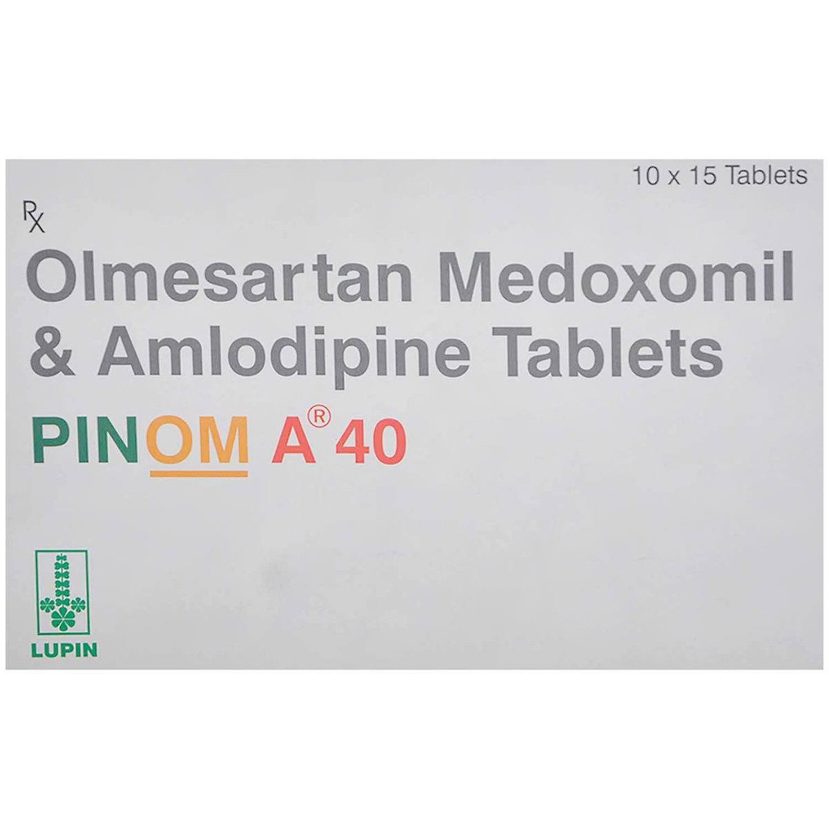 Pinom A 40 mg/5 mg Tablet 15's, Pack of 15 TABLETS Pinom A 40 mg/5 mg Tablet 15's, Pack of 15 TABLETS