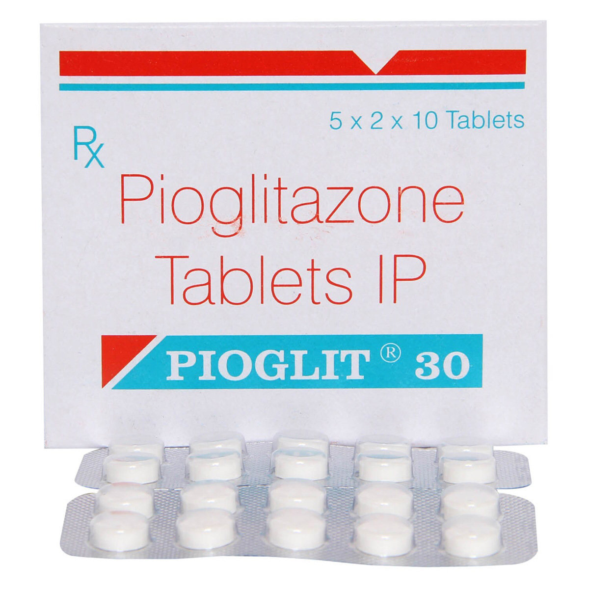 Pioglit 30 Tablet 10's, Pack of 10 TabletS Pioglit 30 Tablet 10's, Pack of 10 TabletS