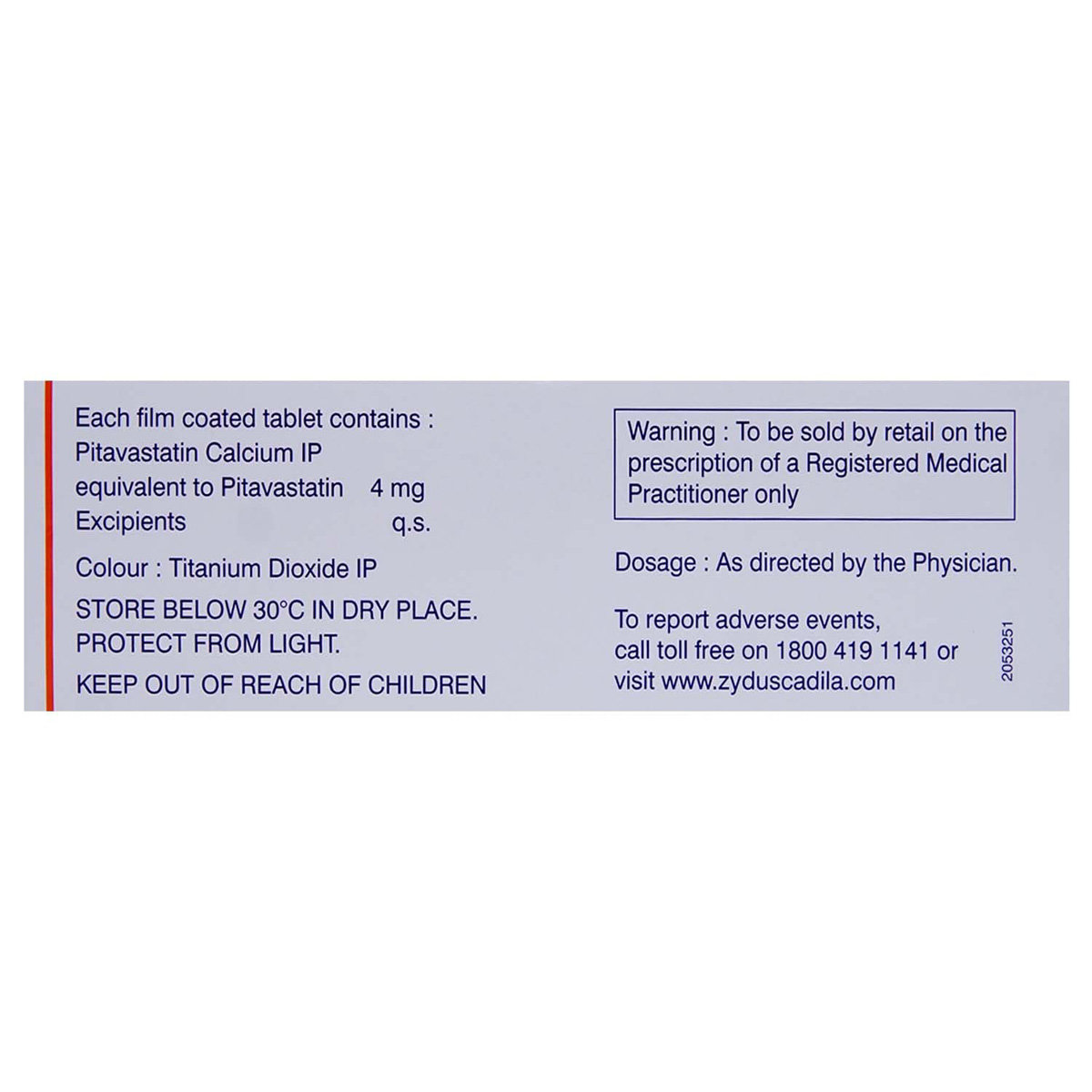 Pivasta 4 Tablet 10's, Pack of 10 TABLETS Pivasta 4 Tablet 10's, Pack of 10 TABLETS