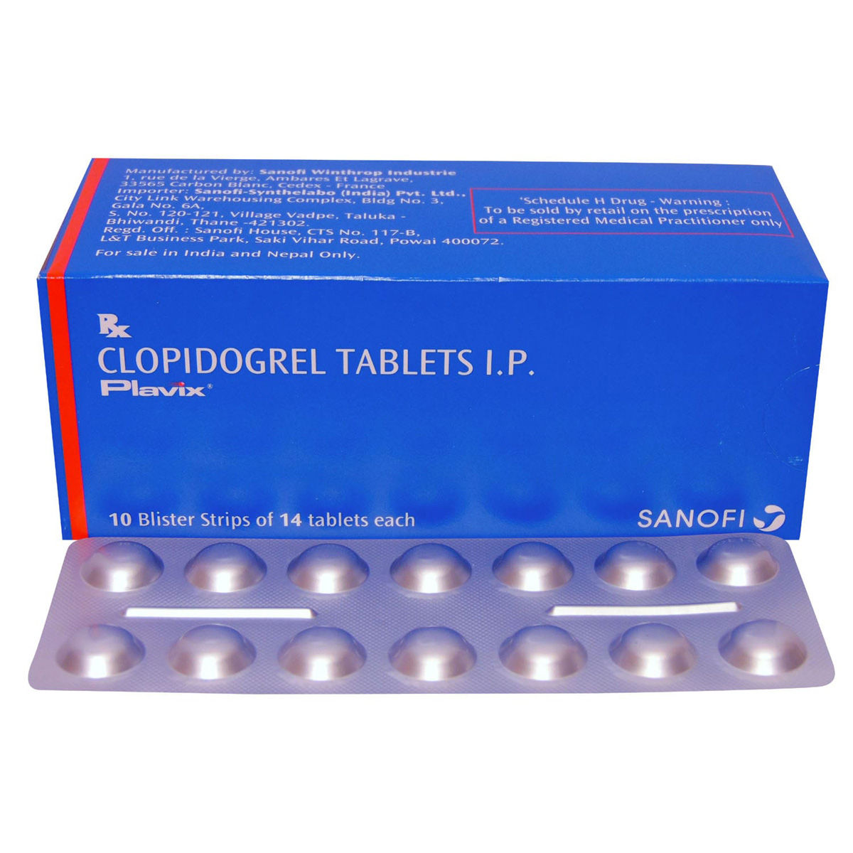 Buy Plavix Tablet 14's Online