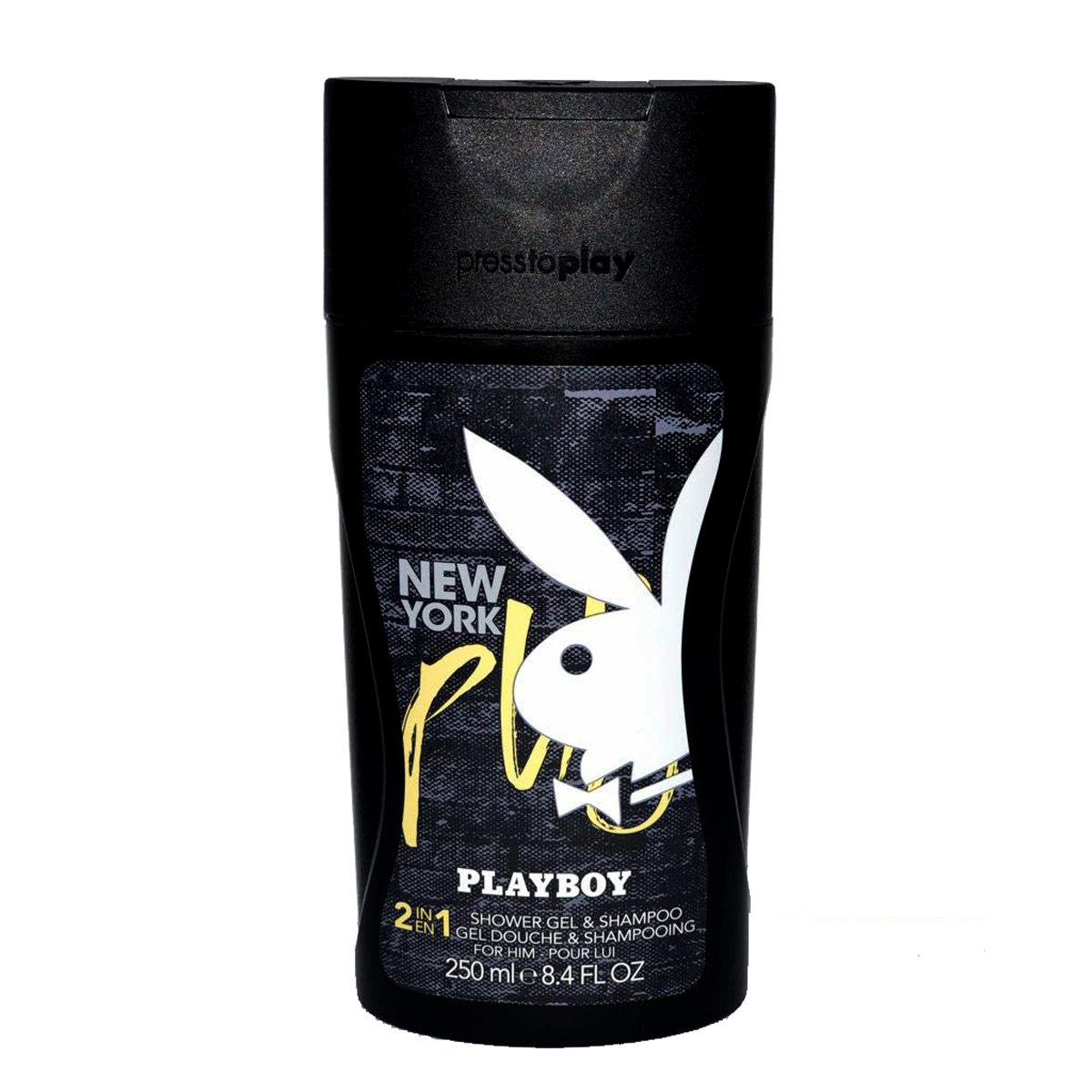 Playboy New York 2In1 Shower Gel & Shampoo, 250 ml, Pack of 1 Playboy New York 2In1 Shower Gel & Shampoo, 250 ml, Pack of 1