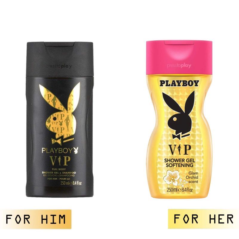 Playboy VIP Softening Shower Gel 250 ml | Gently Cleanses With Glam Orchid Scent | For Women, Pack of 1 Playboy VIP Softening Shower Gel 250 ml | Gently Cleanses With Glam Orchid Scent | For Women, Pack of 1