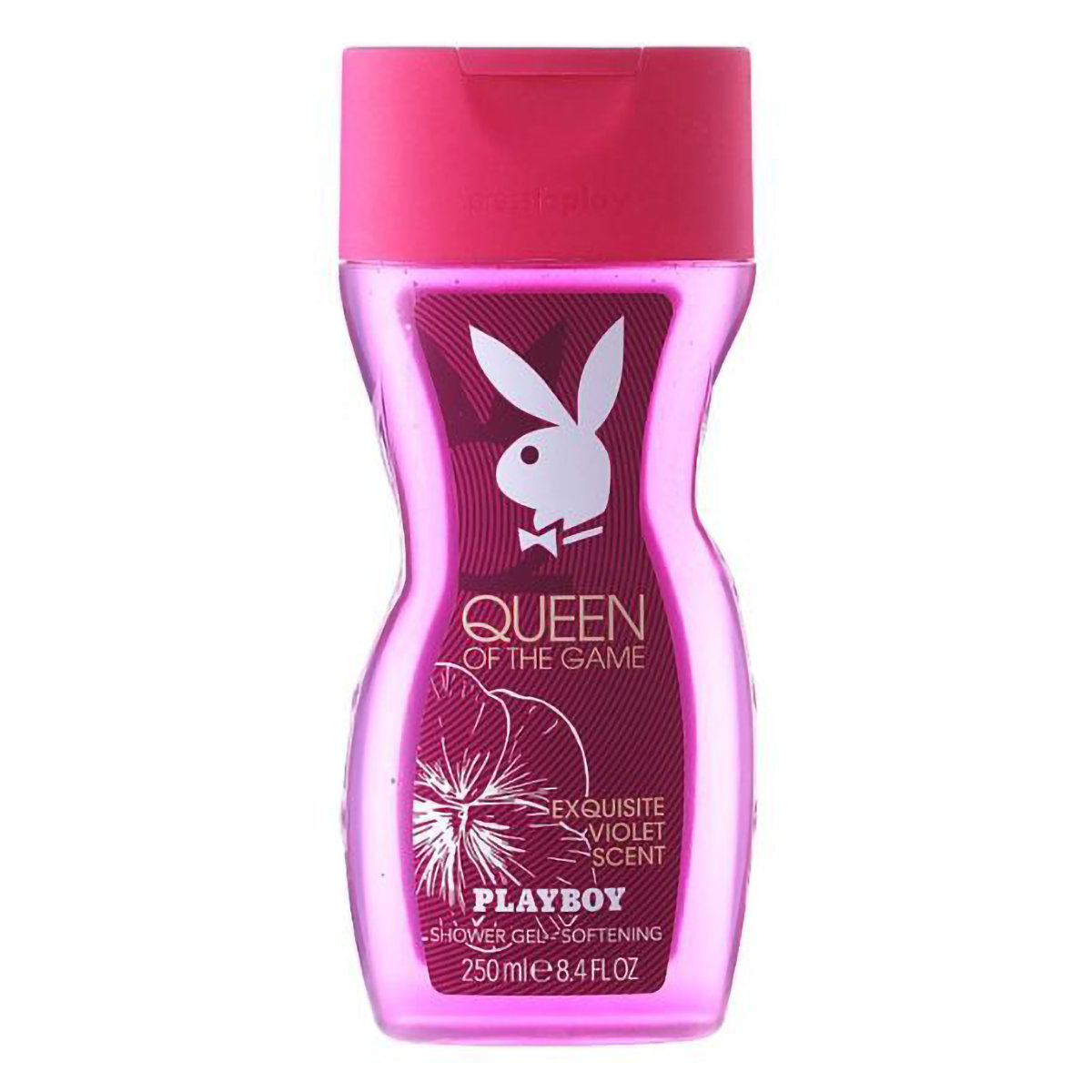 Playboy Queen of The Game Softening Shower Gel 250 ml | Violet Scent | For Women, Pack of 1 Playboy Queen of The Game Softening Shower Gel 250 ml | Violet Scent | For Women, Pack of 1