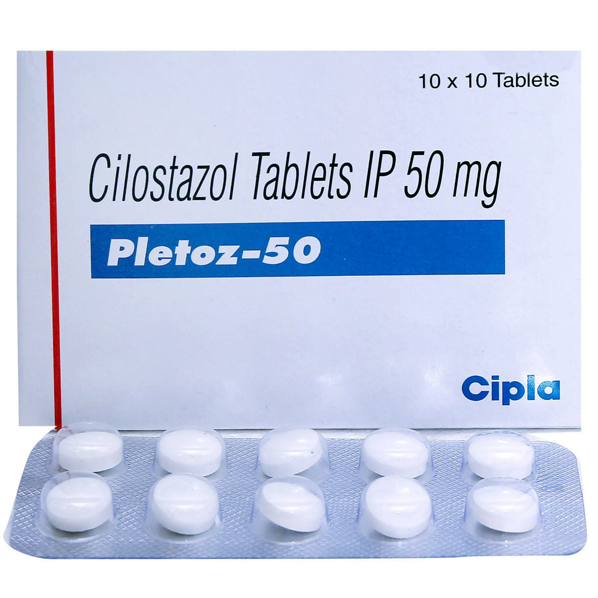 Pletoz 50 Tablet 10's, Pack of 10 TABLETS Pletoz 50 Tablet 10's, Pack of 10 TABLETS