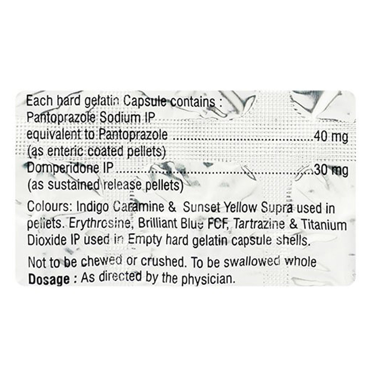 PNZ-D 40 Capsule 15's, Pack of 15 PNZ-D 40 Capsule 15's, Pack of 15