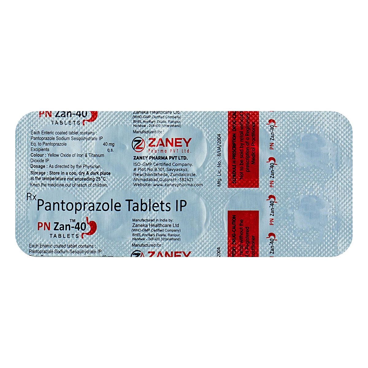 PN Zan-40 Tablet 10's, Pack of 10 TabletS PN Zan-40 Tablet 10's, Pack of 10 TabletS