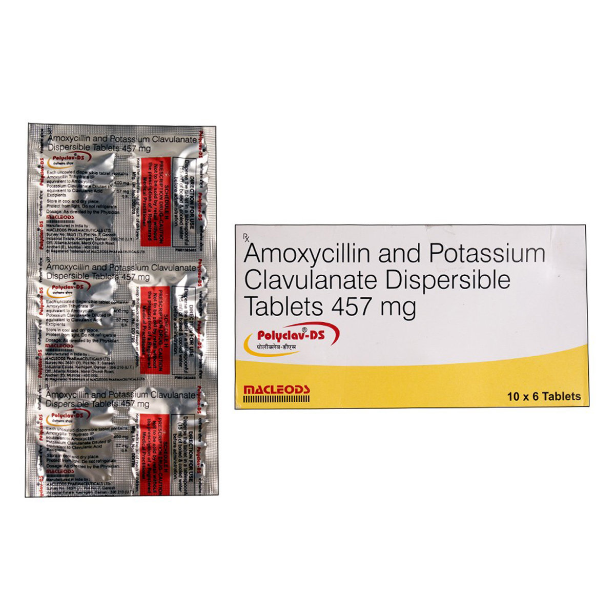 Polyclav-DS Tablet 6's, Pack of 6 Polyclav-DS Tablet 6's, Pack of 6