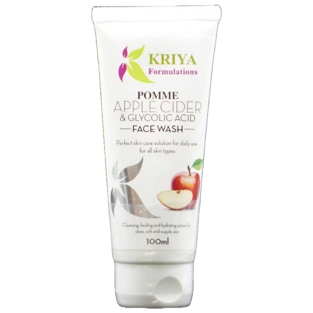 Pomme Apple Cider Face Wash 100 ml, Pack of 1 FACE WASH Pomme Apple Cider Face Wash 100 ml, Pack of 1 FACE WASH