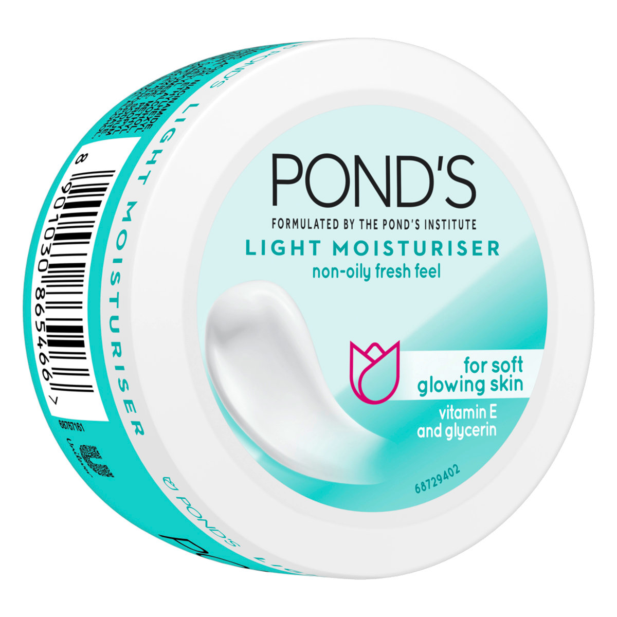 Pond's Light Moisturiser 50 ml | With Vitamin E & Glycerin | For Soft Glowing Skin | Non Oily & Non Sticky Finish | Lightweight Formula | Suitable For All Season, Pack of 1 Pond's Light Moisturiser 50 ml | With Vitamin E & Glycerin | For Soft Glowing Skin | Non Oily & Non Sticky Finish | Lightweight Formula | Suitable For All Season, Pack of 1