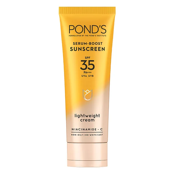 Pond's Serum Boost SPF 35 PA++++ Lightweight Sunscreen cream, 50 gm, Pack of 1