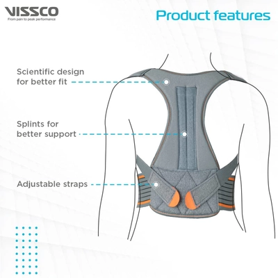 Vissco Posture Aid-0807 Large, 1 Count, Pack of 1