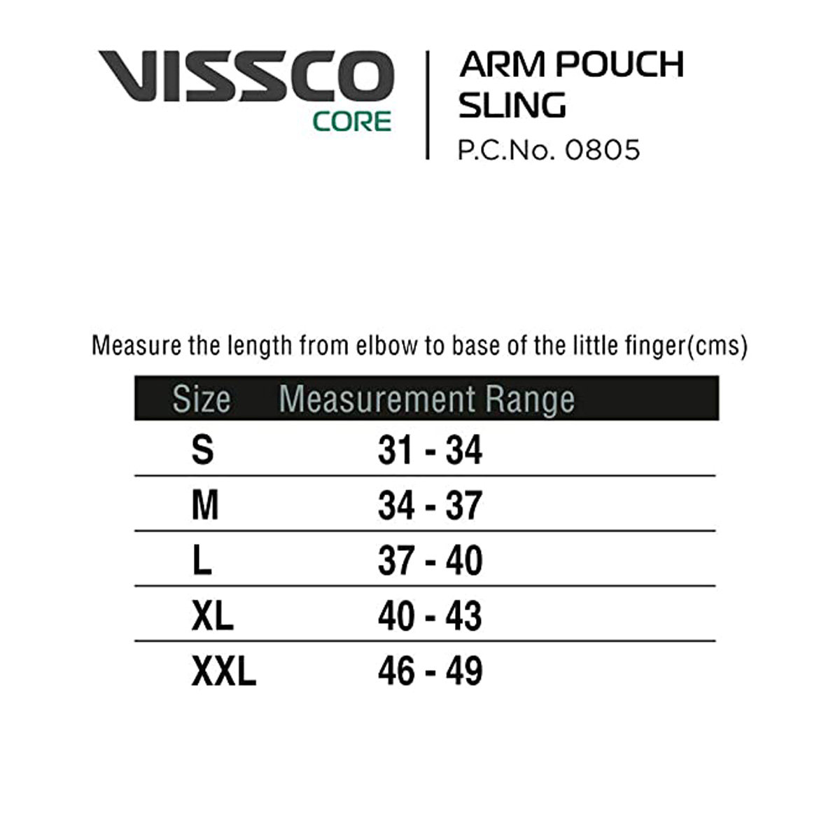 Visco Pouch Arm Sling Small, 1 Count, Pack of 1 Visco Pouch Arm Sling Small, 1 Count, Pack of 1