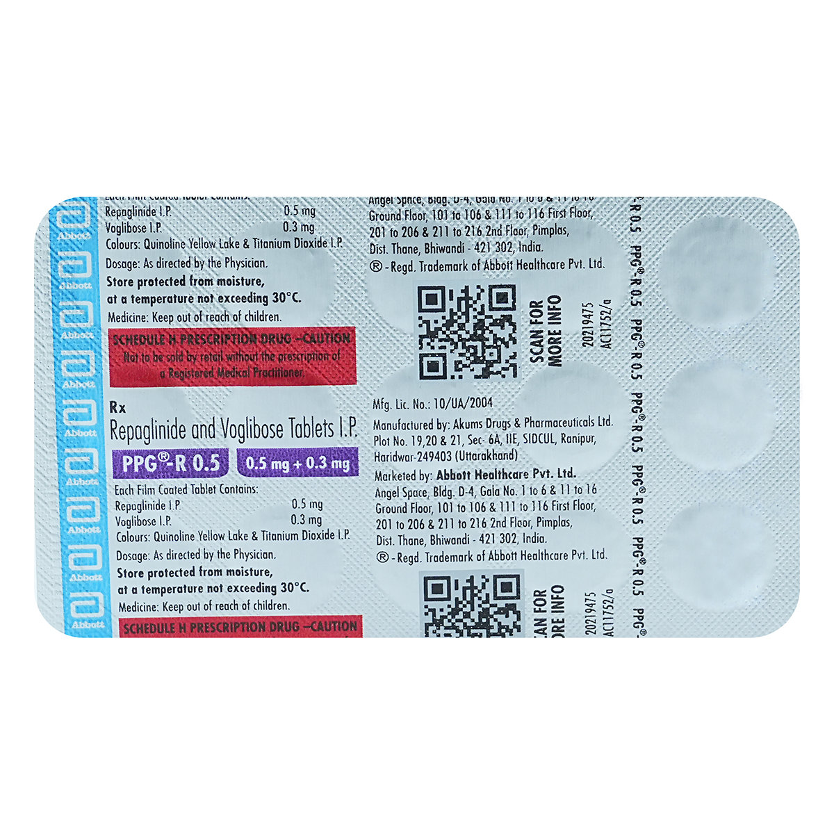 Ppg-R 0.5 Tablet 15's, Pack of 15 Ppg-R 0.5 Tablet 15's, Pack of 15