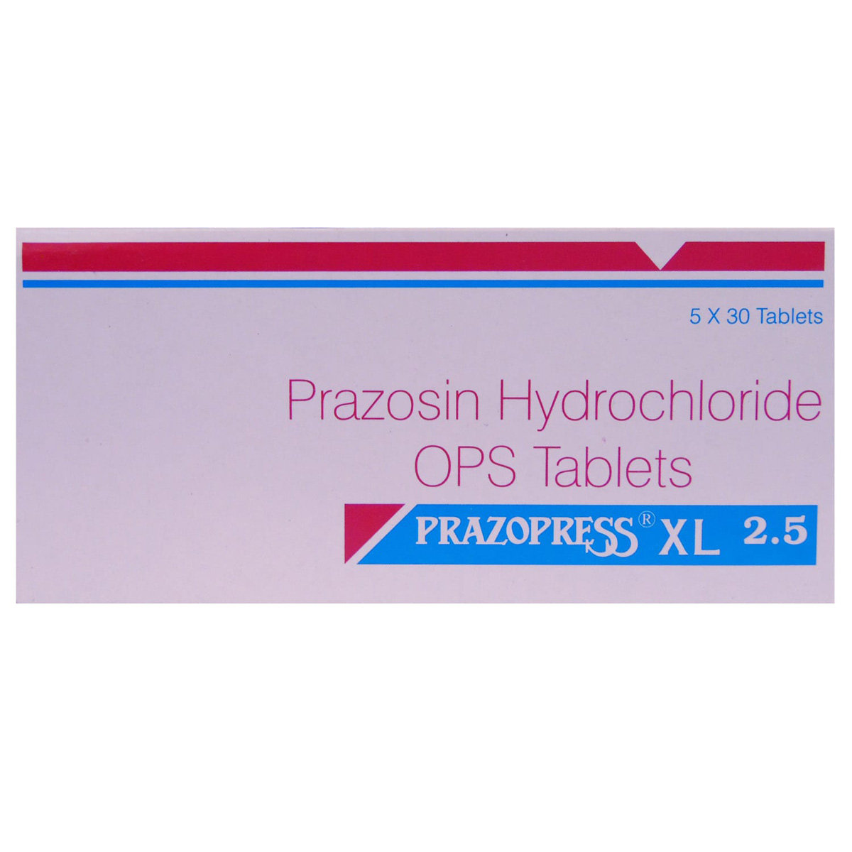 Prazopress XL 2.5 Tablet 30's, Pack of 30 TABLETS Prazopress XL 2.5 Tablet 30's, Pack of 30 TABLETS