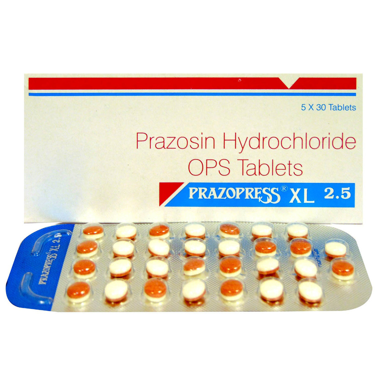 Prazopress XL 2.5 Tablet 30's, Pack of 30 TABLETS Prazopress XL 2.5 Tablet 30's, Pack of 30 TABLETS