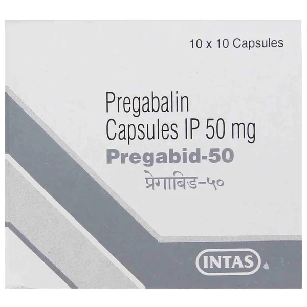 Pregabid-50 Capsule 10's, Pack of 10 CAPSULES
