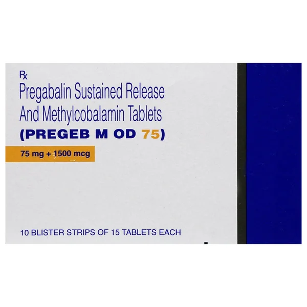 Pregeb M OD 75 Tablet 15's, Pack of 15