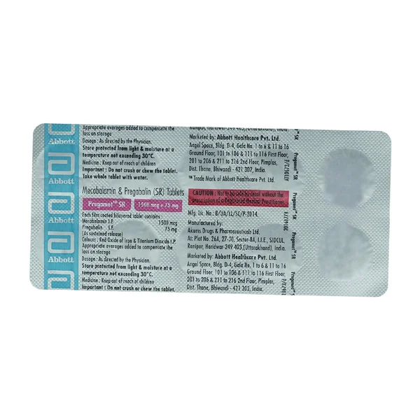 Pregamet SR Tablet 10's, Pack of 10 TABLETS