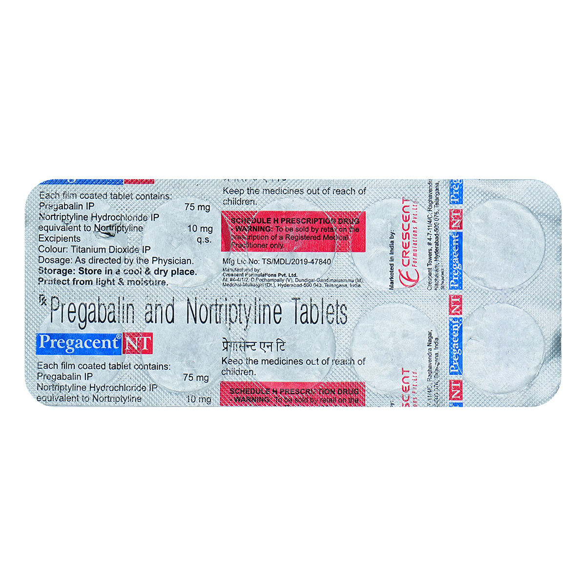 Buy Pregacent Nt Tablet 10'S Online