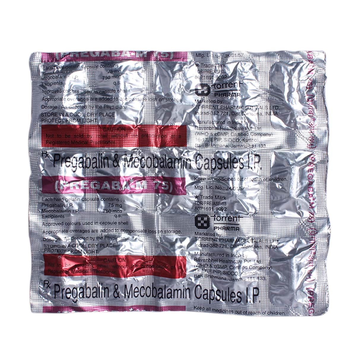 Pregaba-M 75 Capsule 15's, Pack of 15 CapsuleS Pregaba-M 75 Capsule 15's, Pack of 15 CapsuleS