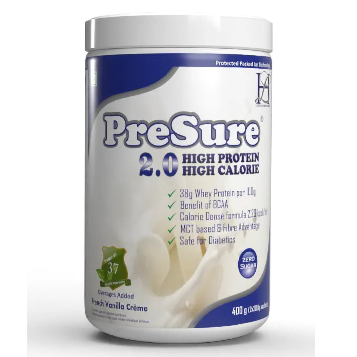 Presure 2.0 High Protein Powder, 400 gm, Pack of 1 Presure 2.0 High Protein Powder, 400 gm, Pack of 1