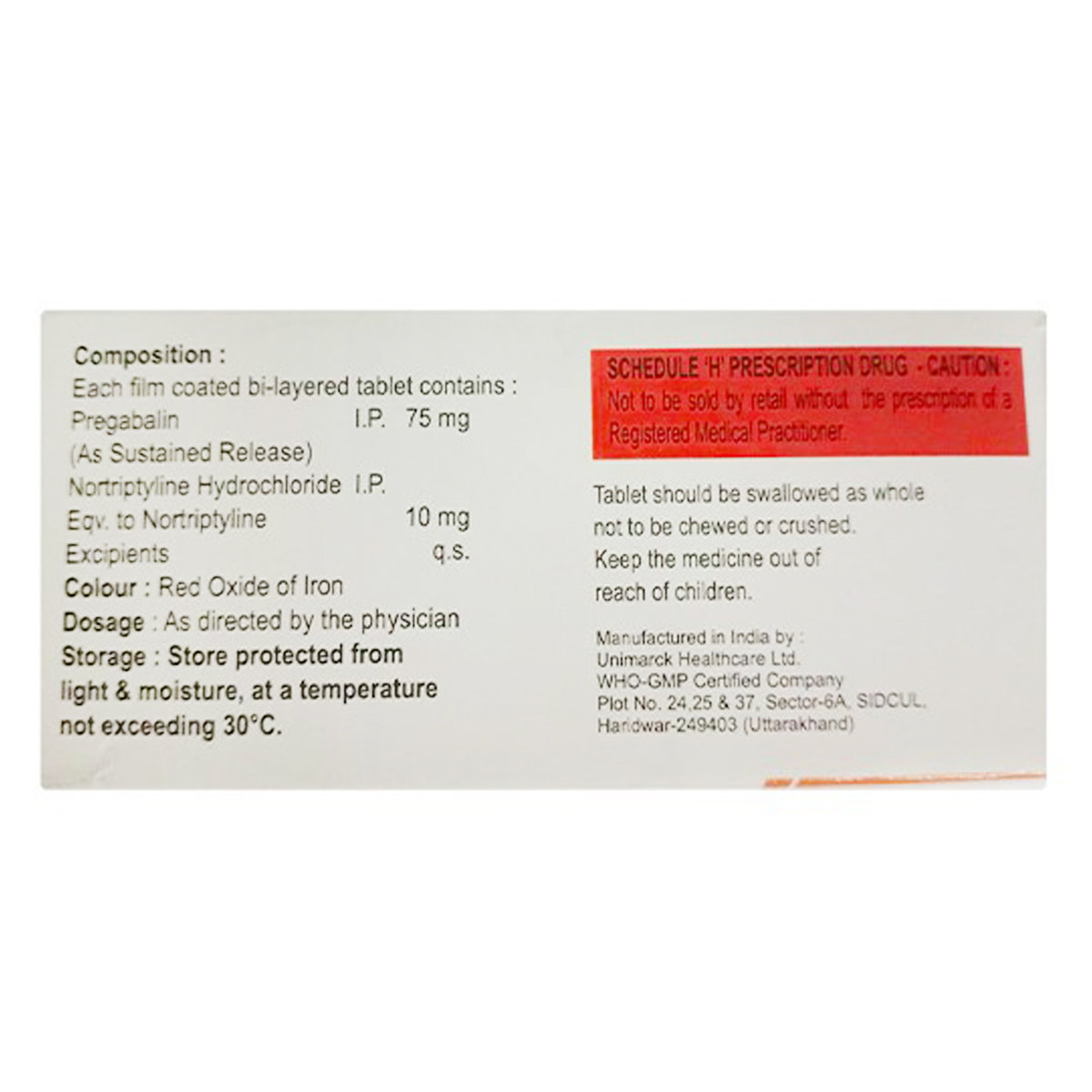 Pregabrit-NT Tablet 15's, Pack of 15 Pregabrit-NT Tablet 15's, Pack of 15