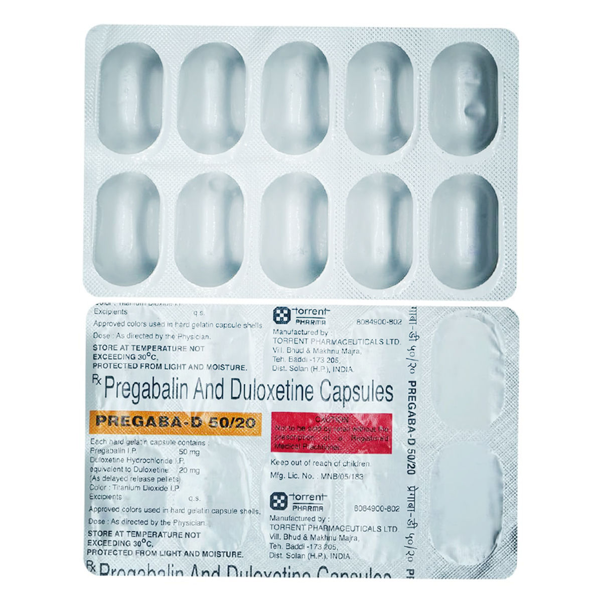 Buy Pregabid D 50/20 Capsule 10's Online