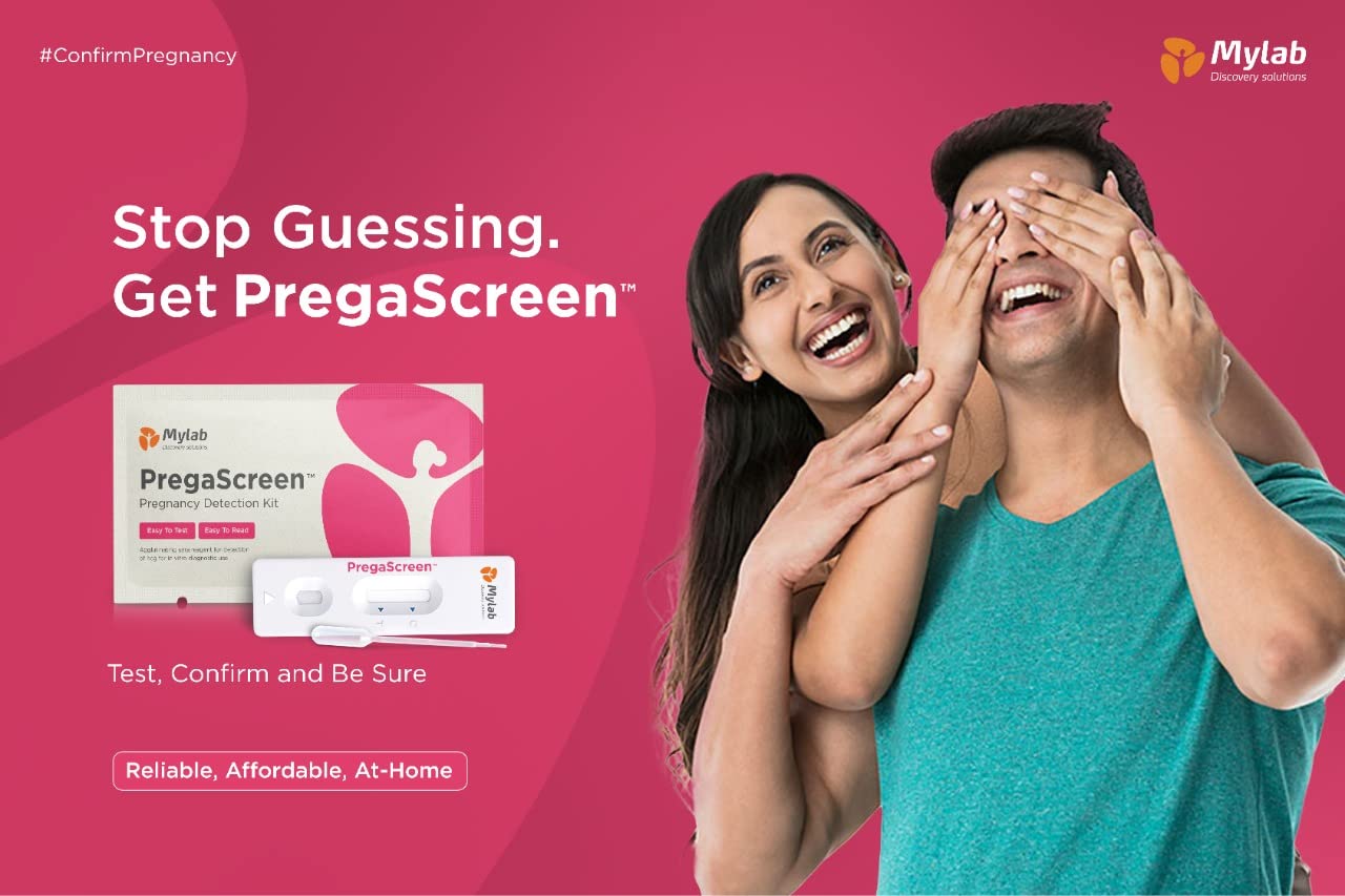 Mylab Pregascreen Pregnancy Detection Kit,1 Count, Pack of 1 Mylab Pregascreen Pregnancy Detection Kit,1 Count, Pack of 1