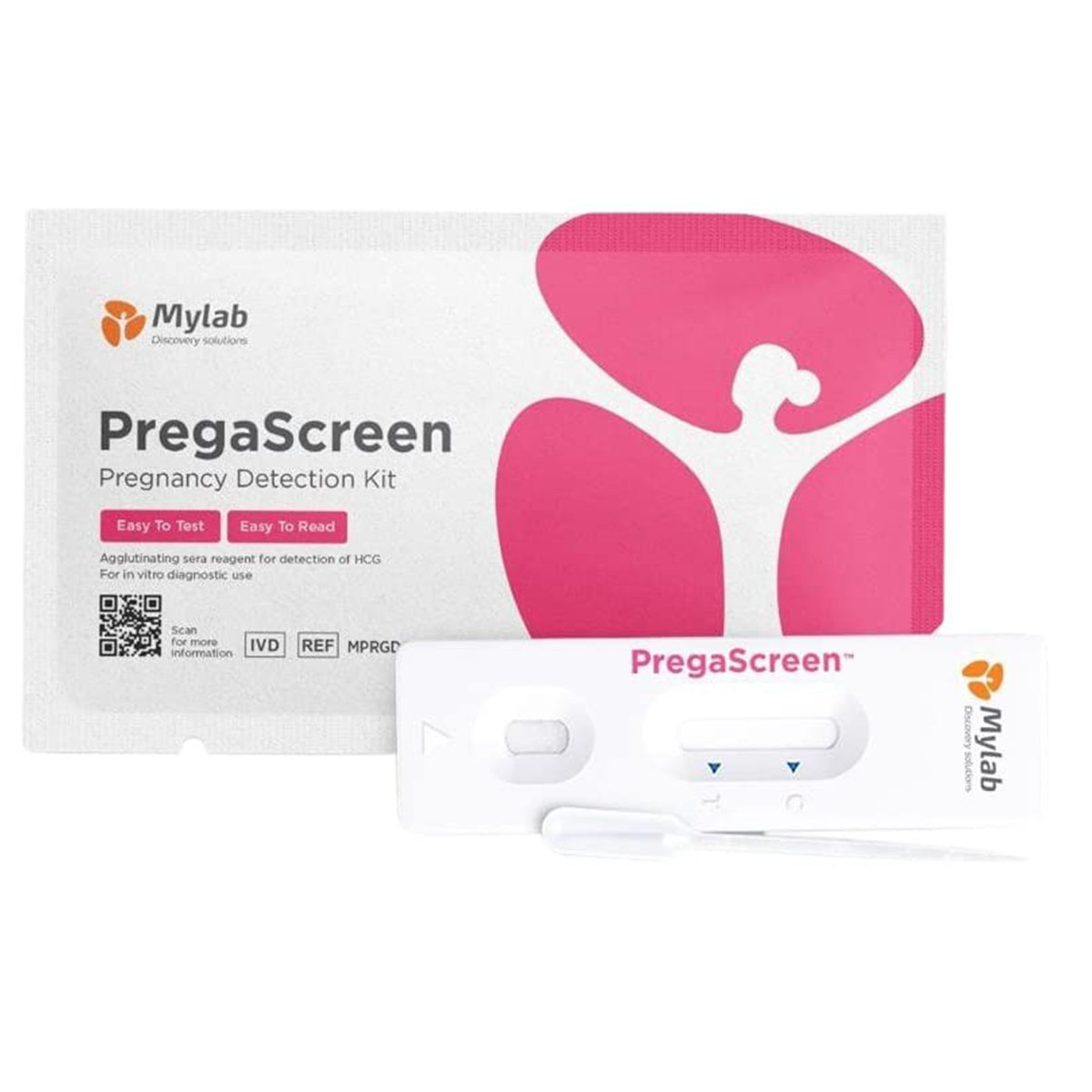 Mylab Pregascreen Pregnancy Detection Kit,1 Count, Pack of 1 Mylab Pregascreen Pregnancy Detection Kit,1 Count, Pack of 1