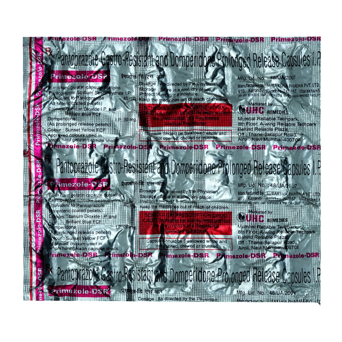 Primezole-DSR Capsule 15's, Pack of 15 CAPSULES Primezole-DSR Capsule 15's, Pack of 15 CAPSULES