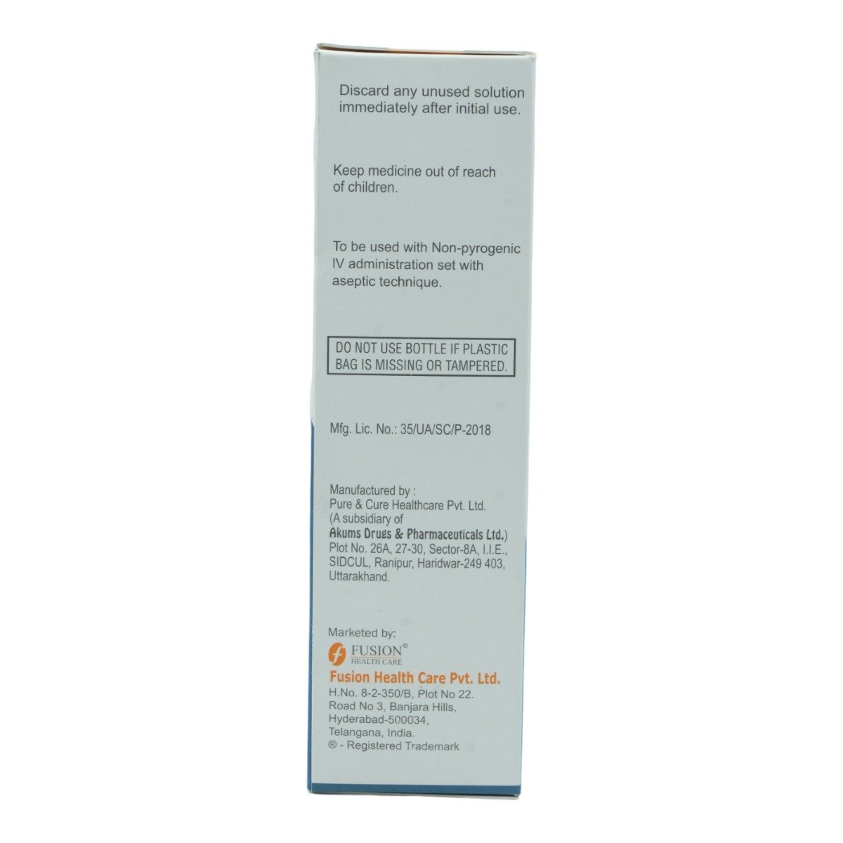 PROFUSE IV INJECTION 100ML , Pack of 1 Injection PROFUSE IV INJECTION 100ML , Pack of 1 Injection