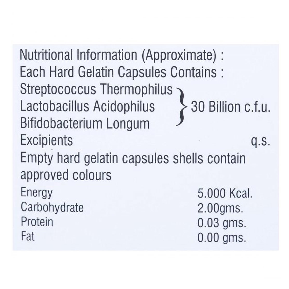 Probic 30 Capsule 10's, Pack of 10 Probic 30 Capsule 10's, Pack of 10