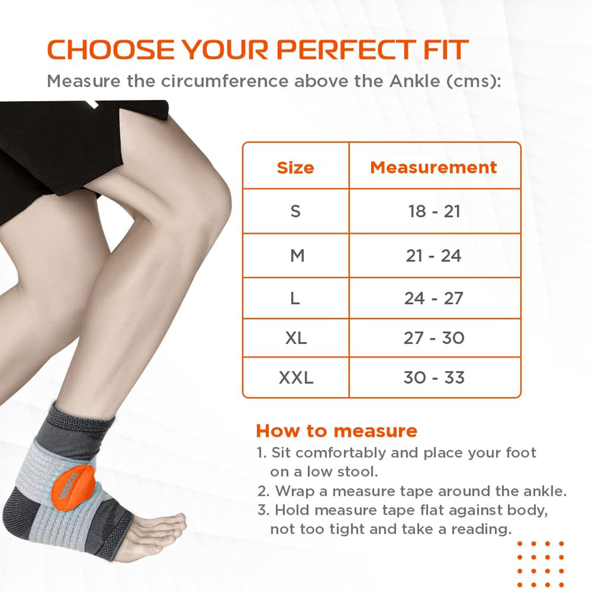 Vissco Pro Ankler XXL Grey 2708, 1 Pair, Pack of 1 Vissco Pro Ankler XXL Grey 2708, 1 Pair, Pack of 1