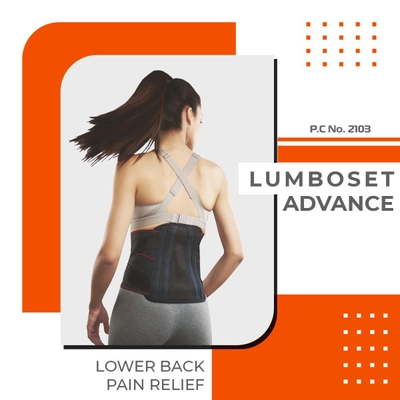 Vissco Pro Lumboset Advance-XL Grey 2103, 1 Count, Pack of 1